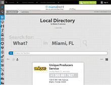 Tablet Screenshot of directory.miamidirect.info