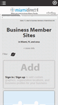 Mobile Screenshot of members.miamidirect.info